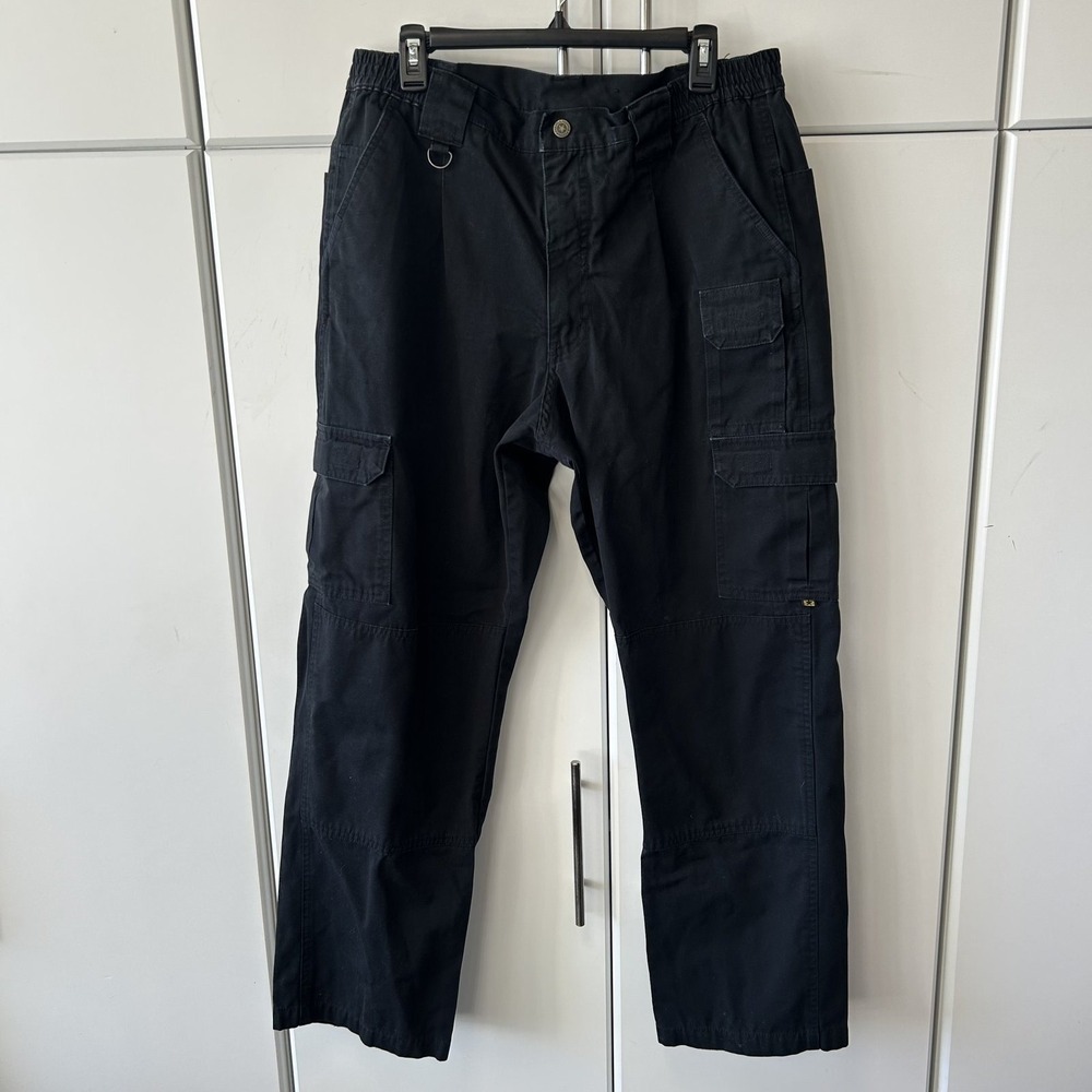 Propper Mens Tactical EMS Cargo Pants Black Ripstop Utility Trousers 38x32